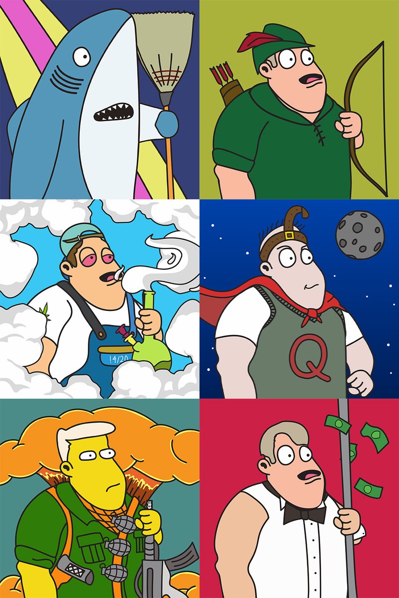 lorek_templar's tweet photo. Some of my submissions for the @JanitorsNFT Art Contest! Who knows, one of these could end up as a 1/1 in the collection! 👀🧹 https://t.co/aFKO4kMDhQ