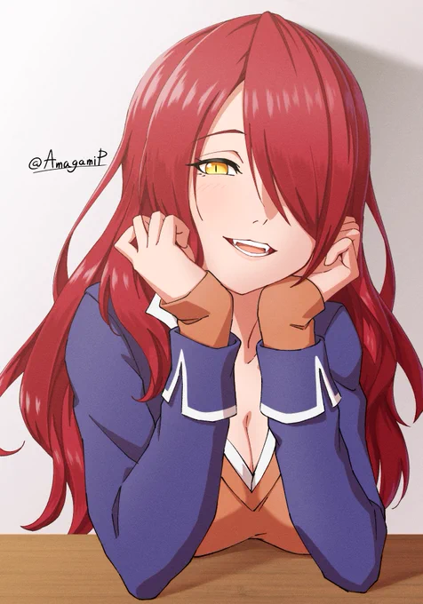 #好きなキャラ100人描くNo.12 小林竜胆笑顔がエロ可愛い、好きですわ^^ 