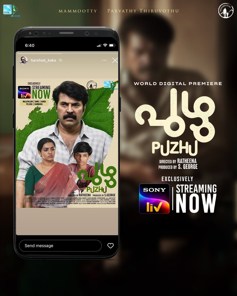 SonyLIV's tweet photo. @mammukka @parvatweets #WayFarerFilms #CynCylCelluloid #Mammootty #ParvathyThiruvothu #Ratheena #SGeorge #TheniEswar #RenishAbdulKhader #RajeshKrishna #ShyamMohan #Harshad #Sharfu #Suhas #DeepuJoseph #JakesBejoy #ManuJagadh #VishnuGovind #SreeShankar #Badusha #BabyPanicker https://t.co/H9Dn6ms6uY