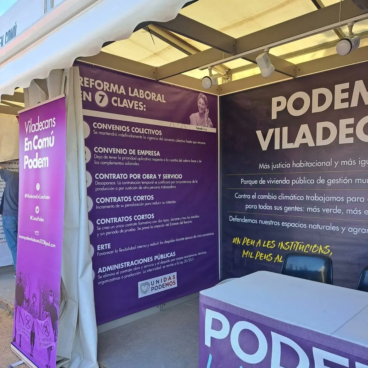 PodemVila_'s tweet photo. Ja tenim tot a punt per la 50a edició de la nostra tradicional Fira de Sant Isidre. Teníem moltes ganes de Fira i tenim moltes ganes de veure-us. Us esperem a tots/es!!
#Viladecans
#firasantisidre
#mostradentitats https://t.co/CzSw38V1Me