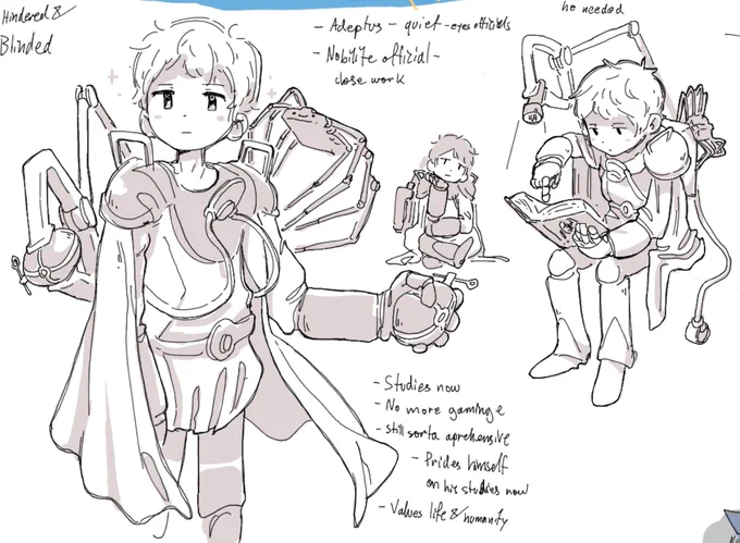 warhammer oc sketches
thomasius is growing up... 