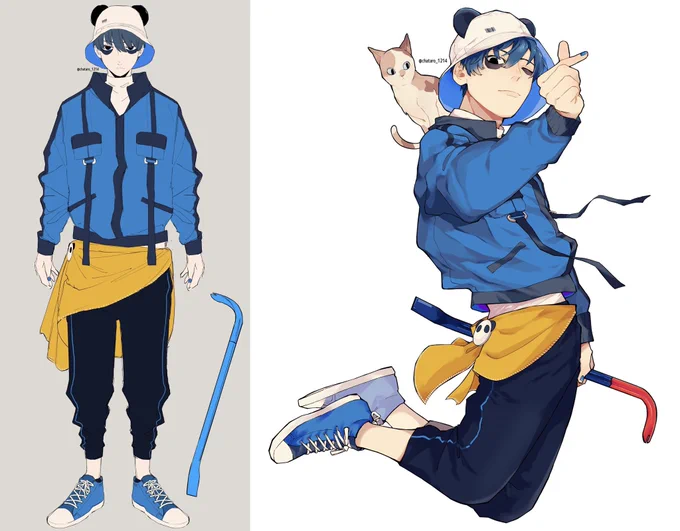 HOLL☺︎R歌みた『パンダヒーロー』にてイラスト担当させていただいたのですがイラストが見たい!というお声をたくさん頂いたので載せます(許可取済み)

#ほらあーと
Youtube URL▶︎ https://t.co/c3CFG0Tw3G
ニコニコ URL▶︎ https://t.co/bno77isjpQ 