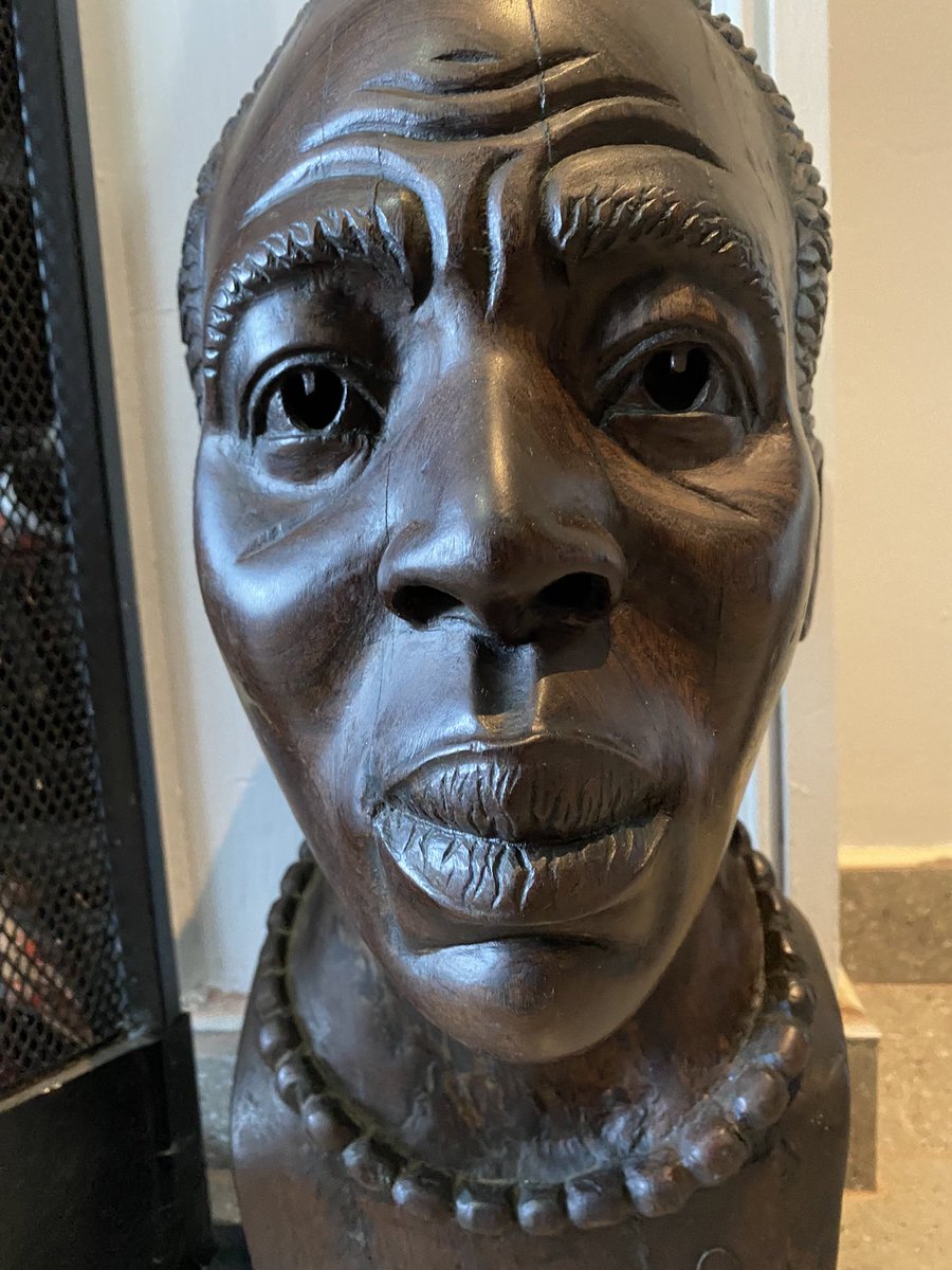 AntiquesbyNick's tweet photo. Hand Sculptured by #SouthAfrican artist M. Ndudza - 1981. #africanart #Collectibles https://t.co/1DjtEzUSQe