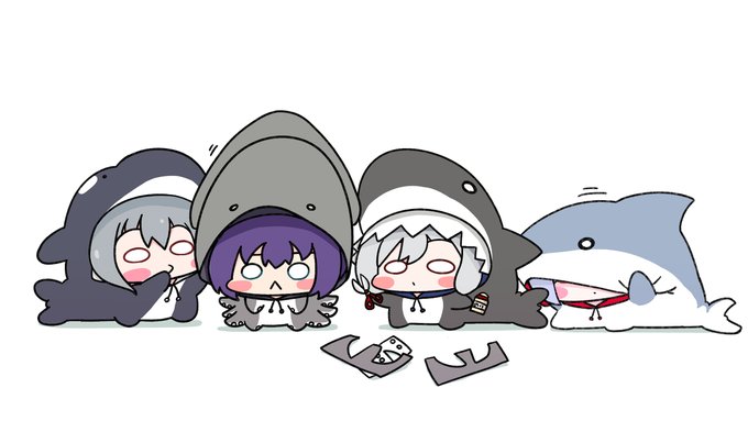 「shark hood」 illustration images(Latest｜RT&Fav:50)