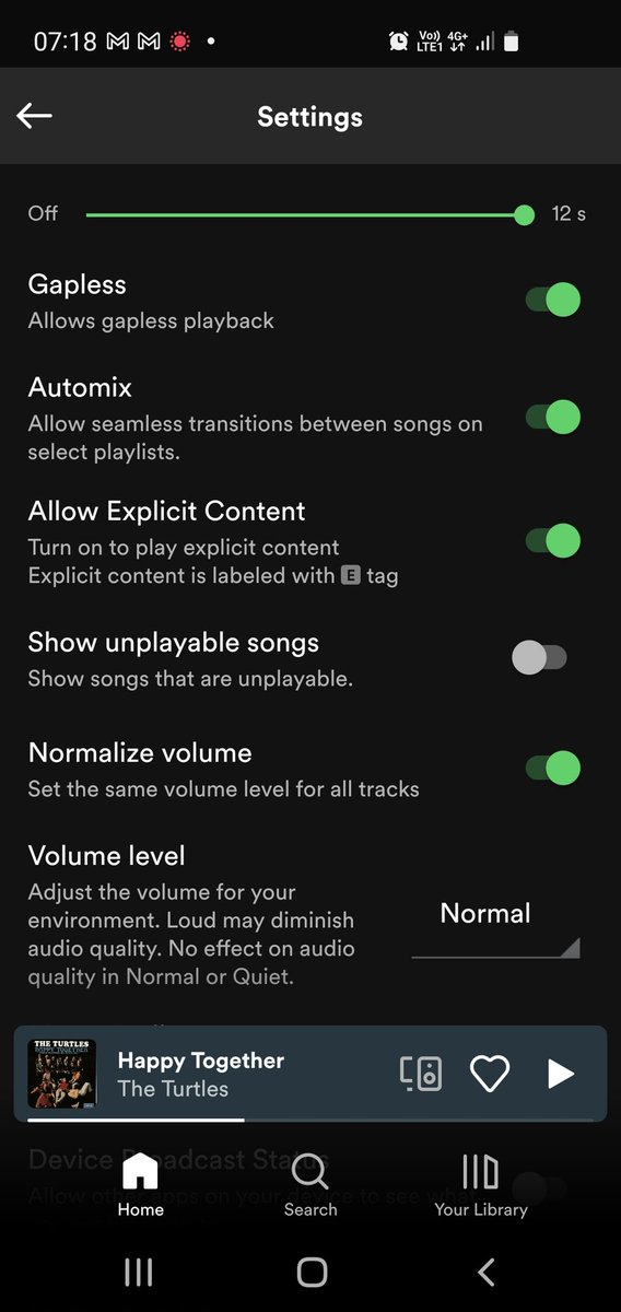 Sheffield_Boy's tweet photo. @nee_massey Your settings are sexier than mine with my detailed explanations of each item. I wonder if Spotify recognises me as a Tech Thicky and auto adjust settings accordingly. "Enable Audio Normalisation" just sounds so much more alluring than my offering... https://t.co/G5jODjDMsp