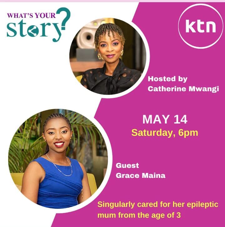 Grace Maina is a student, she reached out to us via Twitter to share her story on #whatsyourstory. She took care of her epileptic mother from the tender age of 3. Later her mom passed on and she shared what life was like after, without a mum and with an absent father.