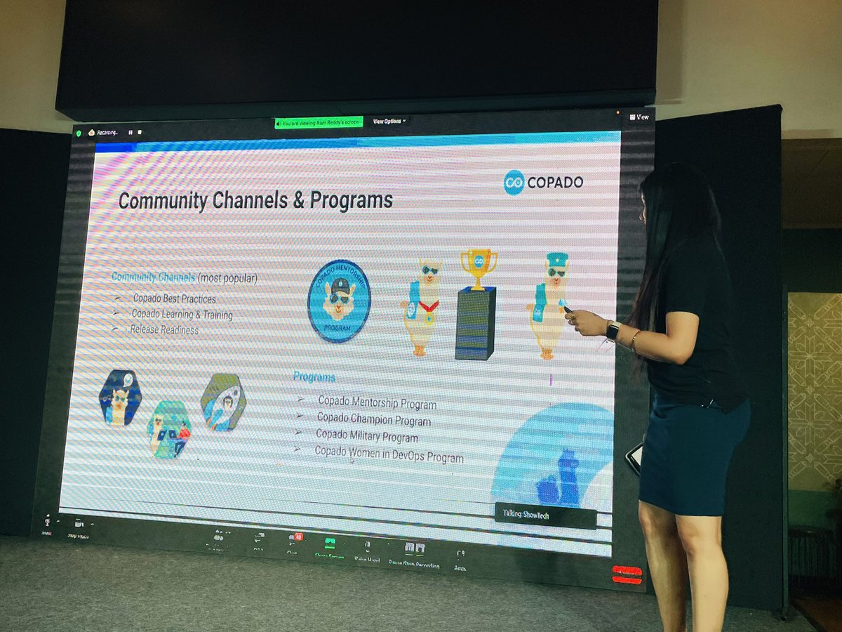 LounganiPayal's tweet photo. ✅ Community with a different learning platform
✅ Mentorship programs
✅ championship program
And many more 🤩
#SFDCBLR #THINKDEVOPSTHINKCOPADO https://t.co/MNLWz1G5Ik