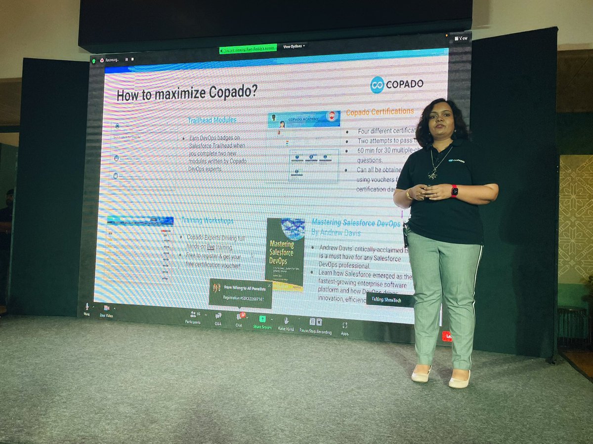 LounganiPayal's tweet photo. ✅ Community with a different learning platform
✅ Mentorship programs
✅ championship program
And many more 🤩
#SFDCBLR #THINKDEVOPSTHINKCOPADO https://t.co/MNLWz1G5Ik
