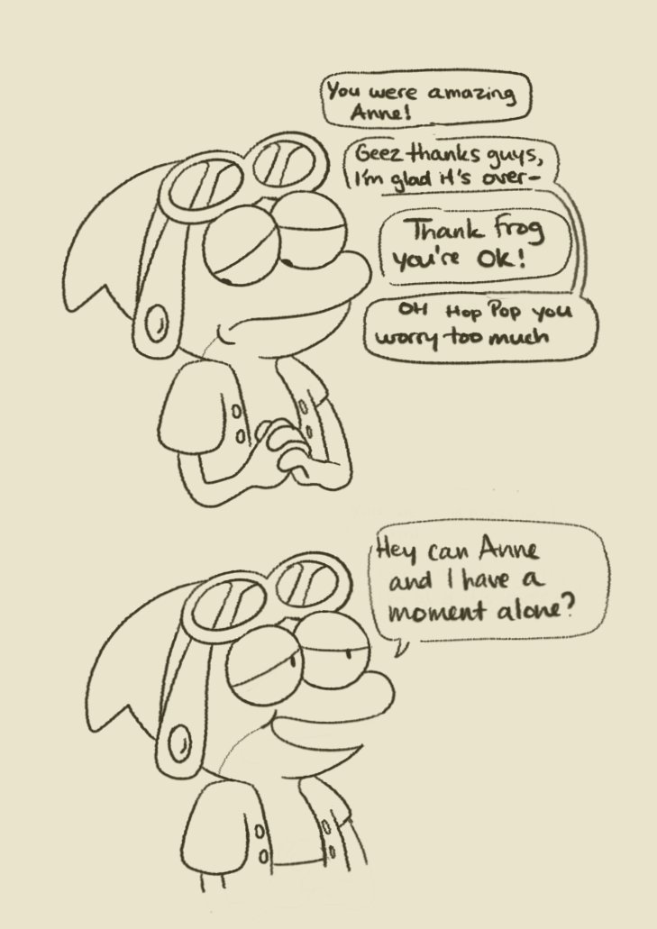 I have been thinking about the inevitable goodbye since last Saturday so quick idea of how it might play out, I'm not READY #amphibia (1/3)