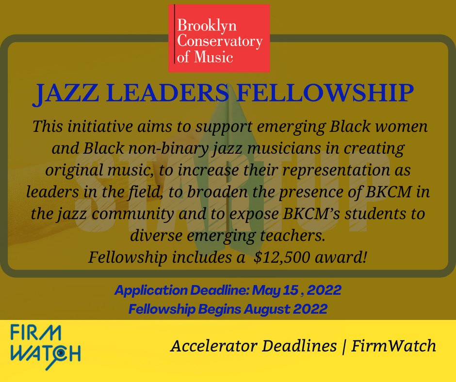FirmWatch's tweet photo. The fellowship is made possible by the generous support of DiPietro and his wife Alexis and includes a $12,500 award.
https://t.co/QflEPpkLWR
#startups #incubators #accelerators #entrepreneurs #business #CEO #businessowners #acceleratordeadlines #incubatordeadlines #firmwatch https://t.co/G3CcFUPISq