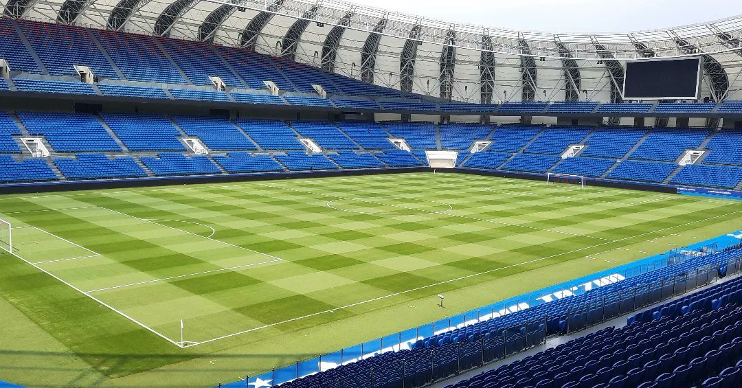 Taylor76Nigel's tweet photo. 2 weeks after the last game we hosted for the AFC Group I leg, we are back in action for the domestic league. Field has recovered really well from the 12 usages over the 16 days of the event #sportsturfmanagement #zeonzoysia @STSAsia
@bladerunnerfarm @FloratineFoliar https://t.co/AwYVplIMGI