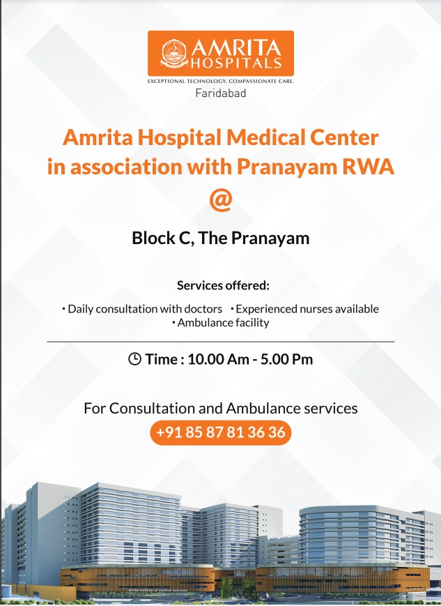 PranayamReside1's tweet photo. The Medical Center will be inaugurated today at Pranayam. #Pranayam4Health https://t.co/iAGHNrpVLL
