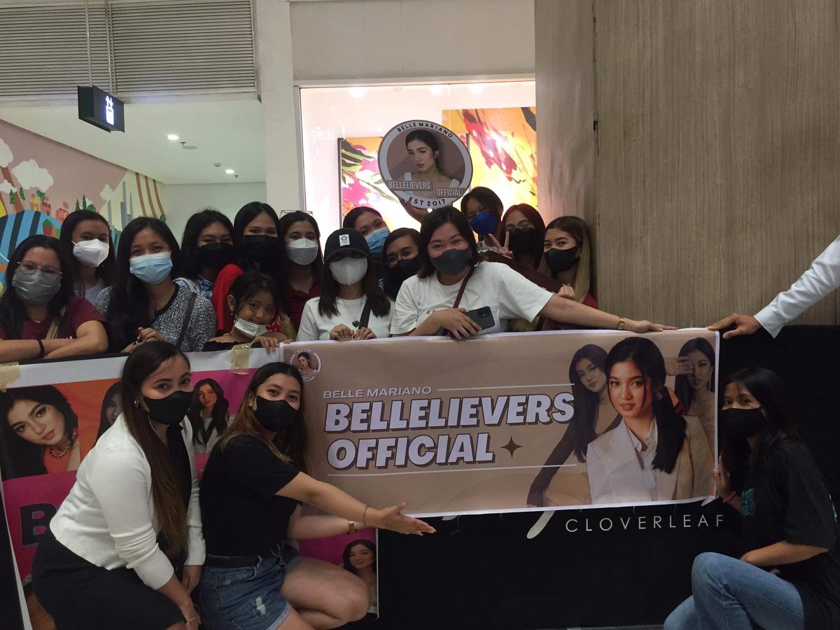 bellelieversofc's tweet photo. Team Bellelievers is present in Cloverleaf! We’ll see you in a bit, @bellemariano02! 🤍

#BelleMariano | Belle Mariano
#HIH2onTheRoad https://t.co/6D1ngllHyq