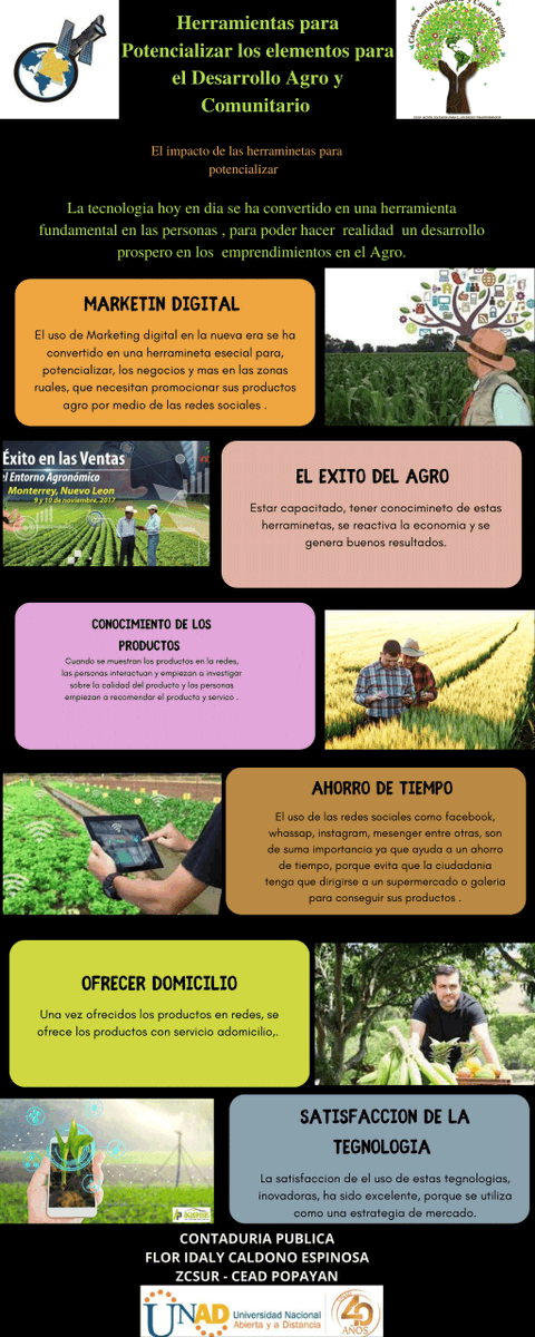 FlorCaldono's tweet photo. @ElOIRdelaRegion #SERVICIOSOCIALUNADISTAENCASA  Los invito a revisar el siguiente recurso educativo digital, comentando y publicar sobre las Herramientas, para potencializar los emprendimientos, para el desarrollo Agro y Comunitario. https://t.co/mAzZSaeBya