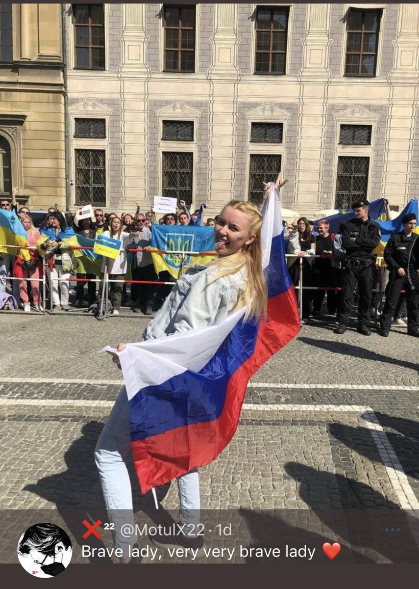 No bravery there.
Just stupidity and complete lack of compassion or heart.
Every Russian, who is like this, is a monster. Period.
What are you proud of?
Blood of thousands of innocent people?