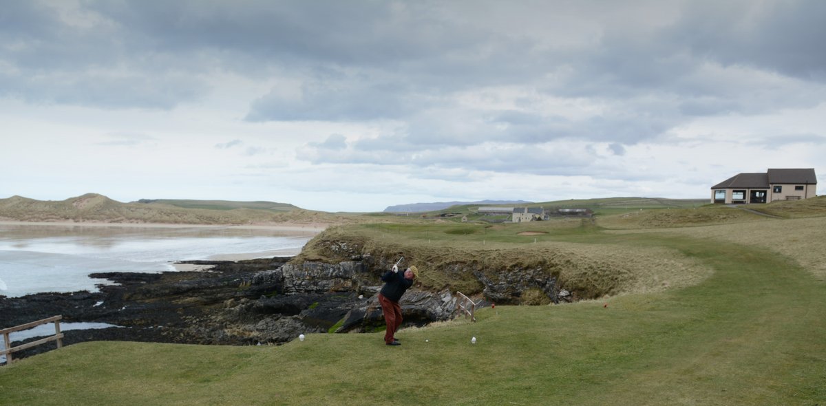 D_Houston's tweet photo. Balnakeil Beach
A wonderful spot for a beach walk &amp; swim, perhaps a puffin sighting or a game of golf @DurnessGolfClub overlooking the beach.  Breezily beautiful &amp; a great hot chocolate @cocoamountain afterwards. Check it out on the map.
🐾👣😊 https://t.co/KffYMKkFHD