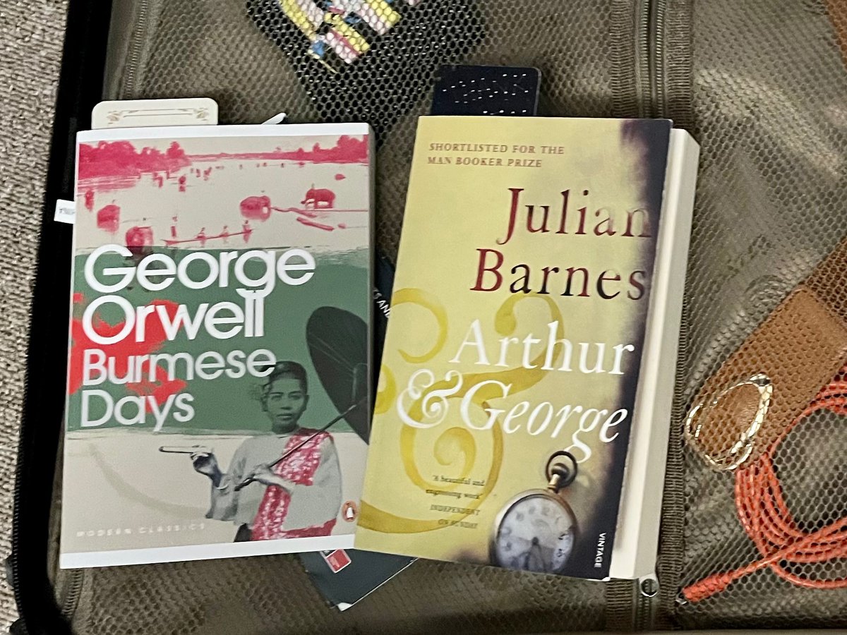 “So who are you going on holiday* with?” 
“Julian Barnes, George Orwell and three girls I met at Uni”
“Right…”

*friendly reminder to fellow PhD students: you’re allowed to take annual leave and spend time with loved ones/doing awesome things/doing nothing/eating cake