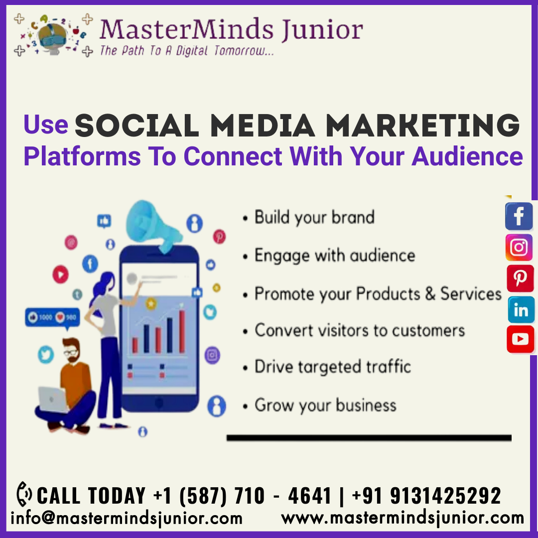 Is your target market being reached online?
Connect with us today to find out how we can help you take your business online. We use an integrated digital approach.
Contact our Experts +𝟭 (𝟱𝟴𝟳) 𝟳𝟭𝟬-𝟰𝟲𝟰𝟭 | +𝟵𝟭 𝟵𝟭𝟯𝟭𝟰𝟮𝟱𝟮𝟵𝟮
Visit Now: mastermindsjunior.com