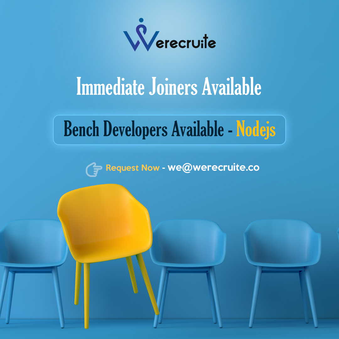 Werecruite1's tweet image. 𝐇𝐢𝐫𝐞 𝐔𝐬
𝐋𝐞𝐭 𝐔𝐬 𝐖𝐨𝐫𝐤 𝐅𝐨𝐫 𝐘𝐨𝐮
#hireus #hirenodejs #benchdeveloper #nodejsdeveloper #immediatejoiner #werecruite