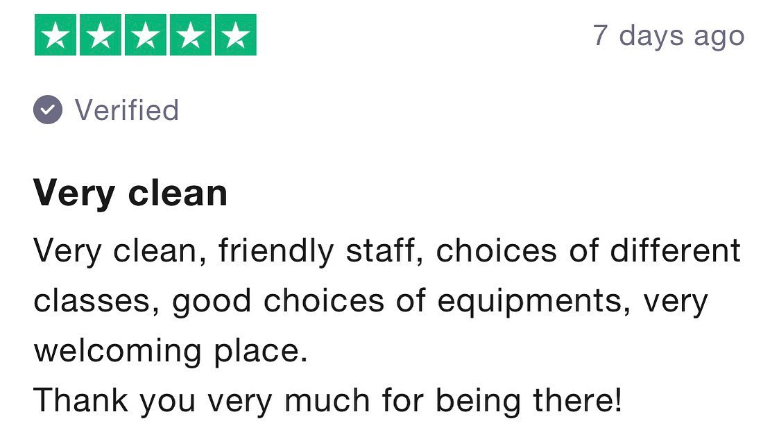 EFSouthend's tweet photo. What a lovely review from one of our lovely members💚
Thank you for coming here!🏋️‍♀️ https://t.co/j5wjcwiwHS