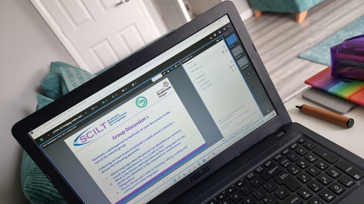 MissScps's tweet photo. And it's done! Final tutorial delivered for the #ou_scilt post beginners course. Was great hearing how enthusiastic you all are about this unit's theme. @KarenScilt thanks for your support during my tech issues. @scottishcilt @CEC1plus2 @OUScotland https://t.co/Jm4GjRUt7B