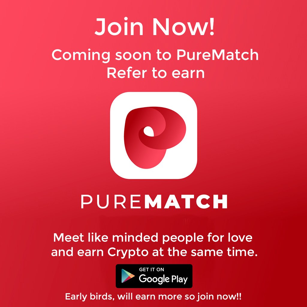 PureMatchme's tweet image. #lunacoin #luna $luna making a come back. Join our launch soon to the moon. purematch.me purematch Token backed by love