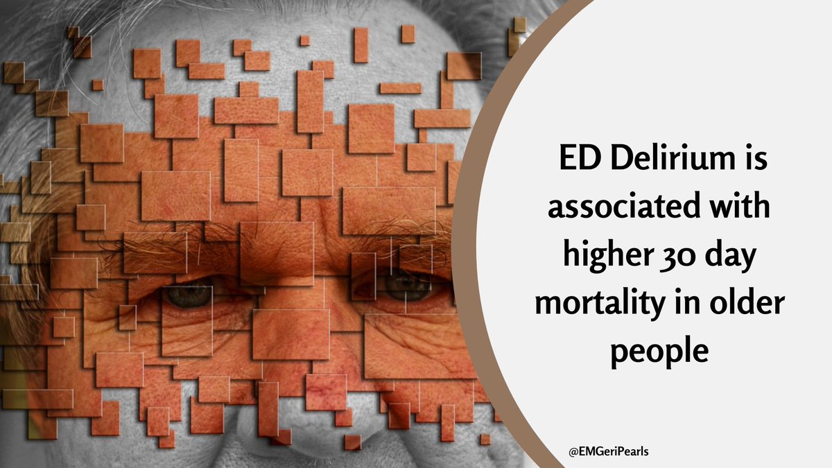 EMGeriPearls's tweet photo. #Delirium is acute Brain Failure !

Every clinician should master detecting, managing and preventing #Delirium 

Share with us your tips and pearls of wisdom 

@A_MacLullich @geri_EM  
@GeriatricEDNews @MauraKennedyMD 
@theGEDC @replynickel 
@RosaMcNamara https://t.co/Qy4gKHpNsa