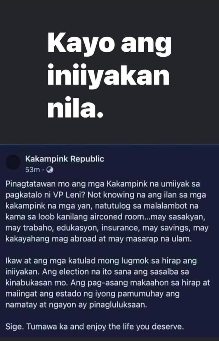 13thFool's tweet photo. Kayo ang iniiyakan namin. https://t.co/VetFYYF6eD