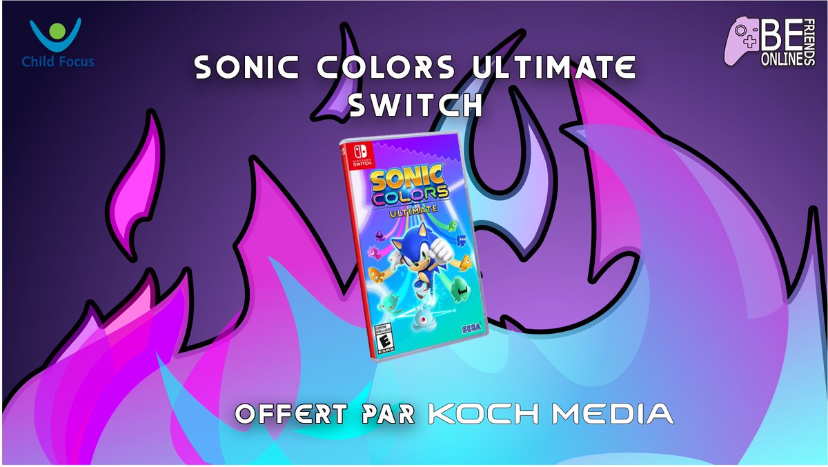 Be Friends Online (@befriendsonline) on Twitter photo 🎁 CONCOURS 🎁
Le jeu Sonic Color Ultimate sur Switch est à gagner :
👉 RT
👉 Follow
<a href="/BeFriendsOnline/">Be Friends Online</a>
&
@KochMediaFR
👉 Identifier 2 ami(e)s sous ce post avec le #BFO2022
TAS le 16/05
Bonne chance à tous ! 🍀 🎁 CONCOURS 🎁
Le jeu Sonic Color Ultimate sur Switch est à gagner :
👉 RT
👉 Follow
<a href="/BeFriendsOnline/">Be Friends Online</a>
&
@KochMediaFR
👉 Identifier 2 ami(e)s sous ce post avec le #BFO2022
TAS le 16/05
Bonne chance à tous ! 🍀