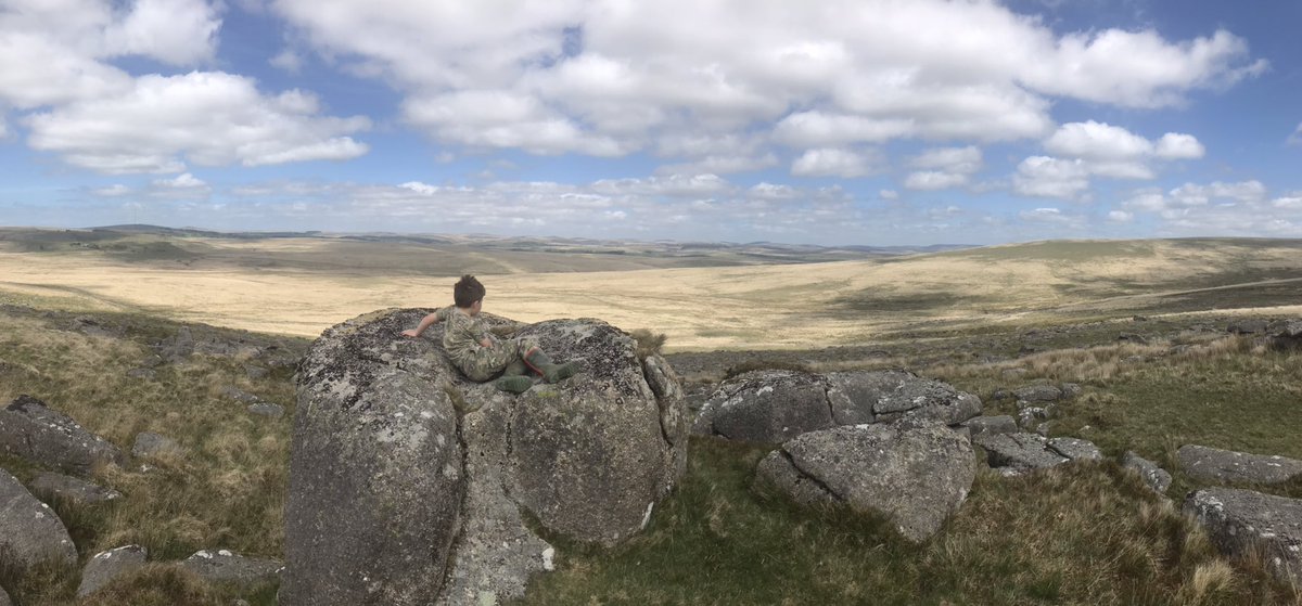 CEO_Devon_ACF's tweet photo. My oldest, atop #FoxTor on @dartmoornpa, looking North, enjoying the glorious view back towards his home town of @okehamptondevon, where he is a pupil at #Okehamptonps, in #FoxTor class. https://t.co/BirU49cSuR