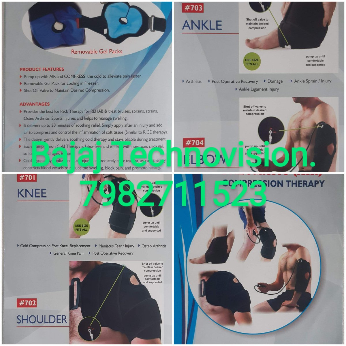 BTechnovision's tweet image. Manage sports injuries with cool therapy and aircompression therapy while on go. #cooltherapy #aircompression #sports injury #orthosis .