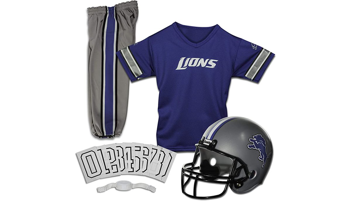 dtrlions10's tweet photo. Franklin Sports NCAA Kids Football Uniform Set - NFL Youth Football Costume for Boys &amp; Girls - Set Includes Helmet, Jersey &amp; Pants
Rating:🌕🌕🌕🌕🌕
$47.94 👍
#franklin #sports #ncaa #kids #football #uniform #DetroitLions @dtrlions10

https://t.co/lDJY5mBRMz https://t.co/WxjJ2NYHqo