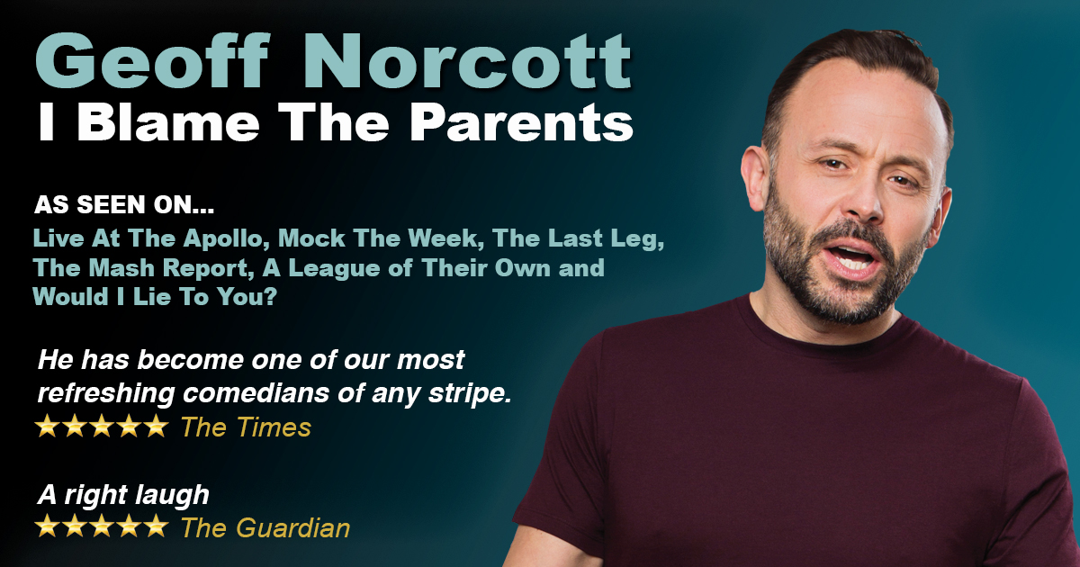 Catch the brilliant <a href="/GeoffNorcott/">Geoff Norcott</a> this evening Sat 14th May at <a href="/hbkpac/">PAC | Hinchingbrooke Performing Arts Centre</a> Huntingdon...tickets from 
jesterlarf.com/event/geoff-no…