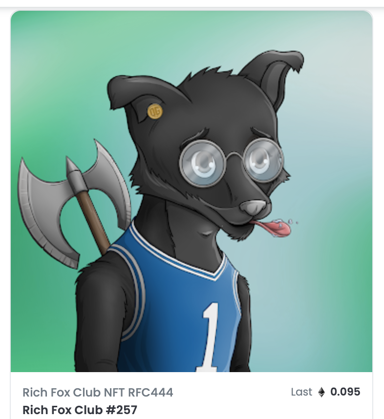 inxzair's tweet photo. Hey @RichFoxClub! I am in with my #RFC444! How is it going? π #inxzcollected https://t.co/3DuuWAuMUW