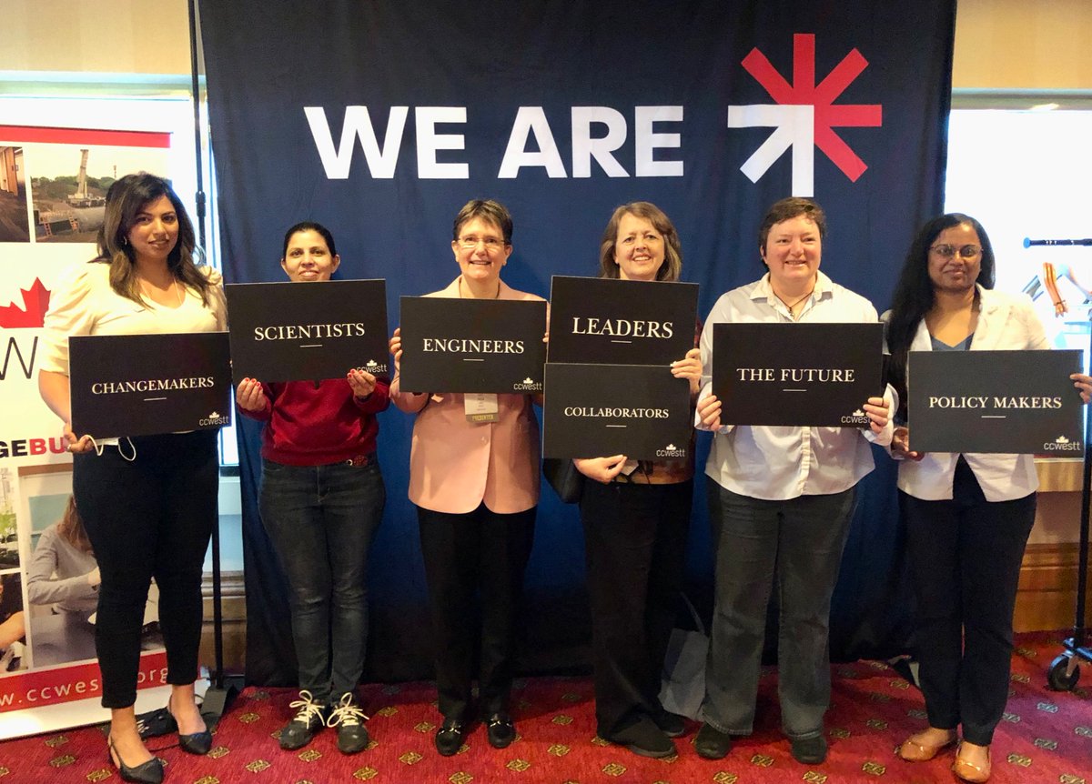 makepossible_ca's tweet photo. We are #WomenInSTEM @SCWIST who #ChooseToChallenge &amp; take bold action!

#CCWESTT2022 https://t.co/cdCri5A6Ii