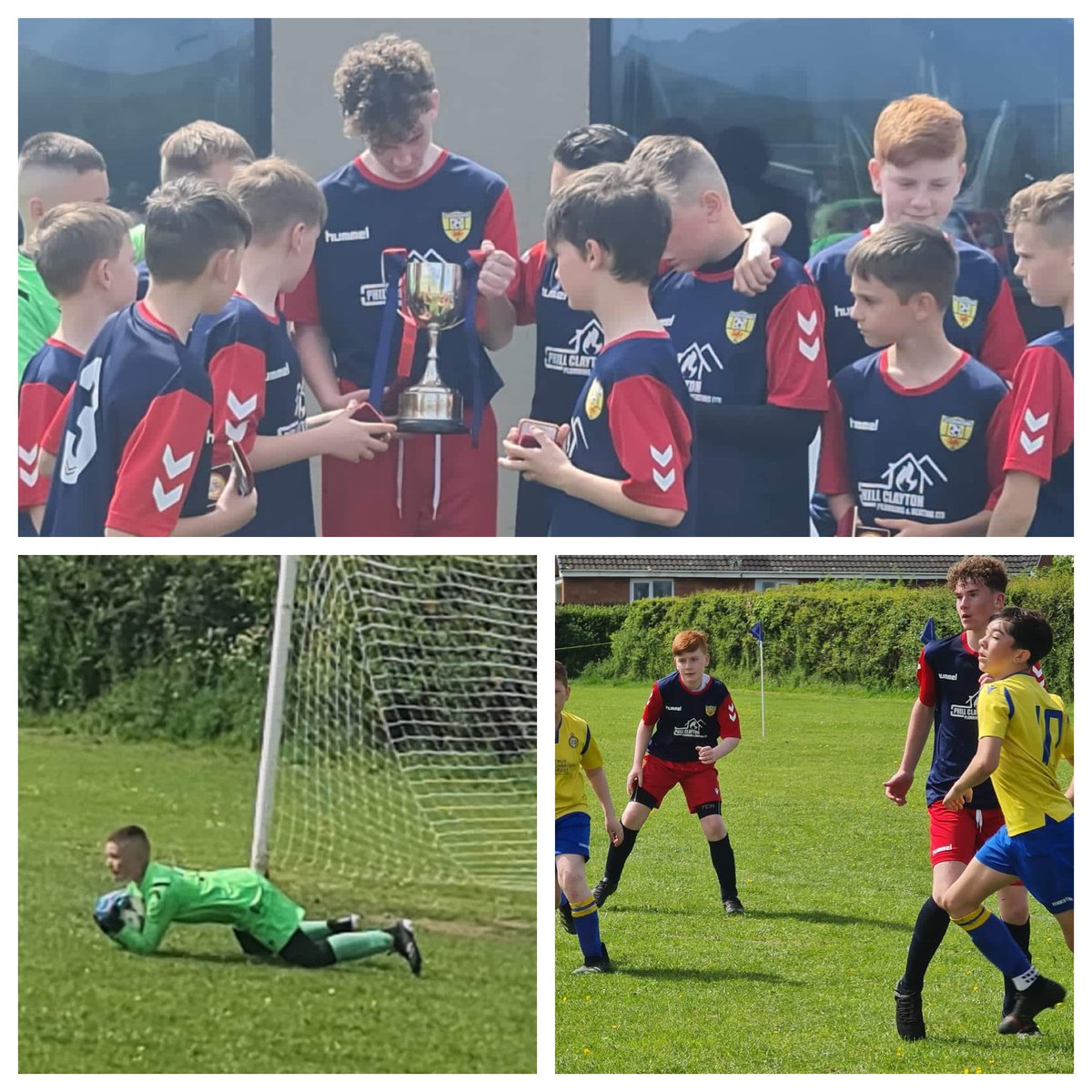 Isafootballclub's tweet photo. 🏆 NEWFA Cup Champions 🏆

On #FACupFinal day our under 12’s have brought home their own trophy from the @NEWalesFA cup final 🙌🏼

A tough match against @BorrasAlbion 
saw our under 12’s work hard and pull together to take the win. 

Massive congrats to the lads and their coaches https://t.co/xtAC0P3Rij