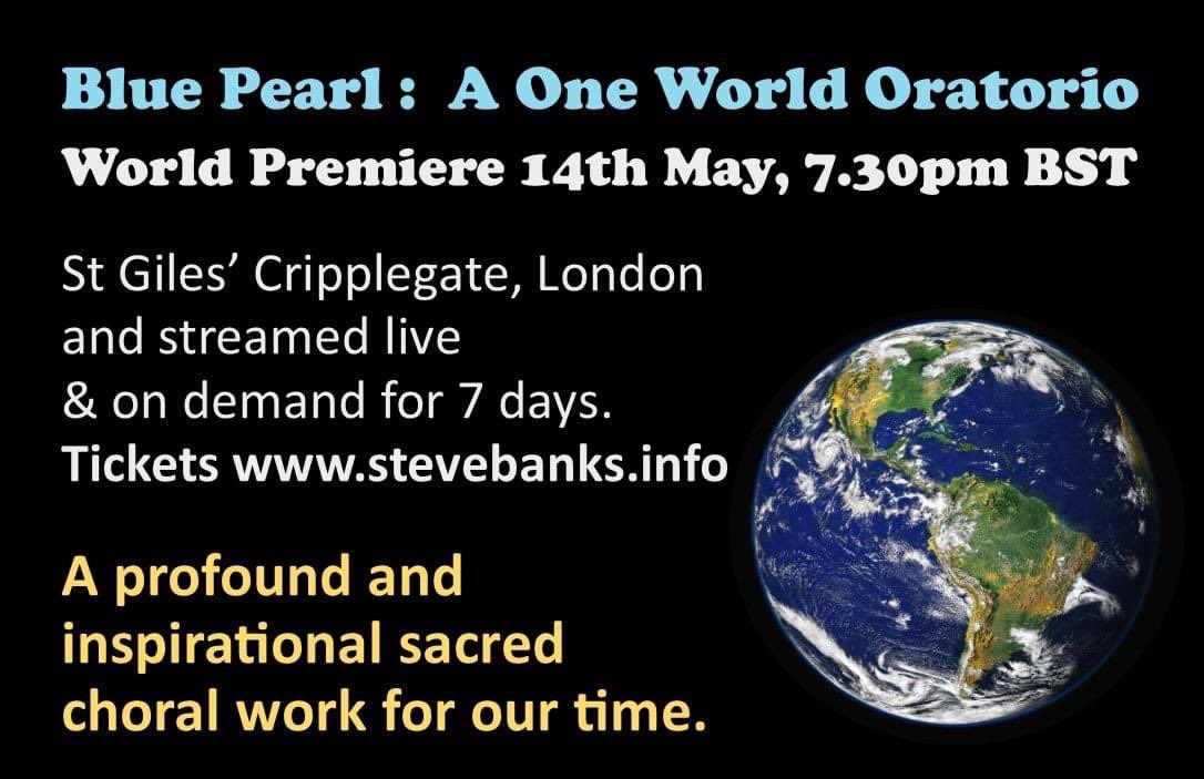 It’s today!
Live concert ( tickets on the door ) or if you can’t make it, why not buy a ticket for the live stream or on demand recording - at bluepearl.ticketspice.com/blue-pearl-a-o…