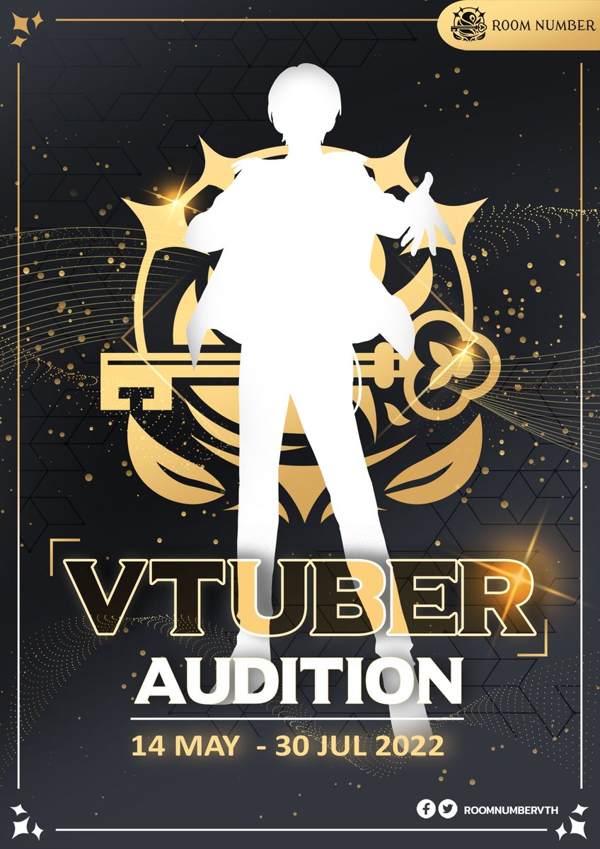 Room Number เปิดรับสมัคร Audition Vtuber ชาย 'แนวโอโตเมะเกมจีบหนุ่ม' 🦉
.
(เปิดรับสมัครแล้ววันนี้ -  30 ก.ค. 65)📅 
.
สามารถอ่านรายละเอียดพร้อมกรอกแบบฟอร์มได้ที่
forms.gle/n6gR9VhkG9hNdz…
.
Twitter: @RoomNumber_VTH 
Facebook: RoomNumberVTH
.
#RNVtuber #Vtuber #VtuberTH #VtuberThai