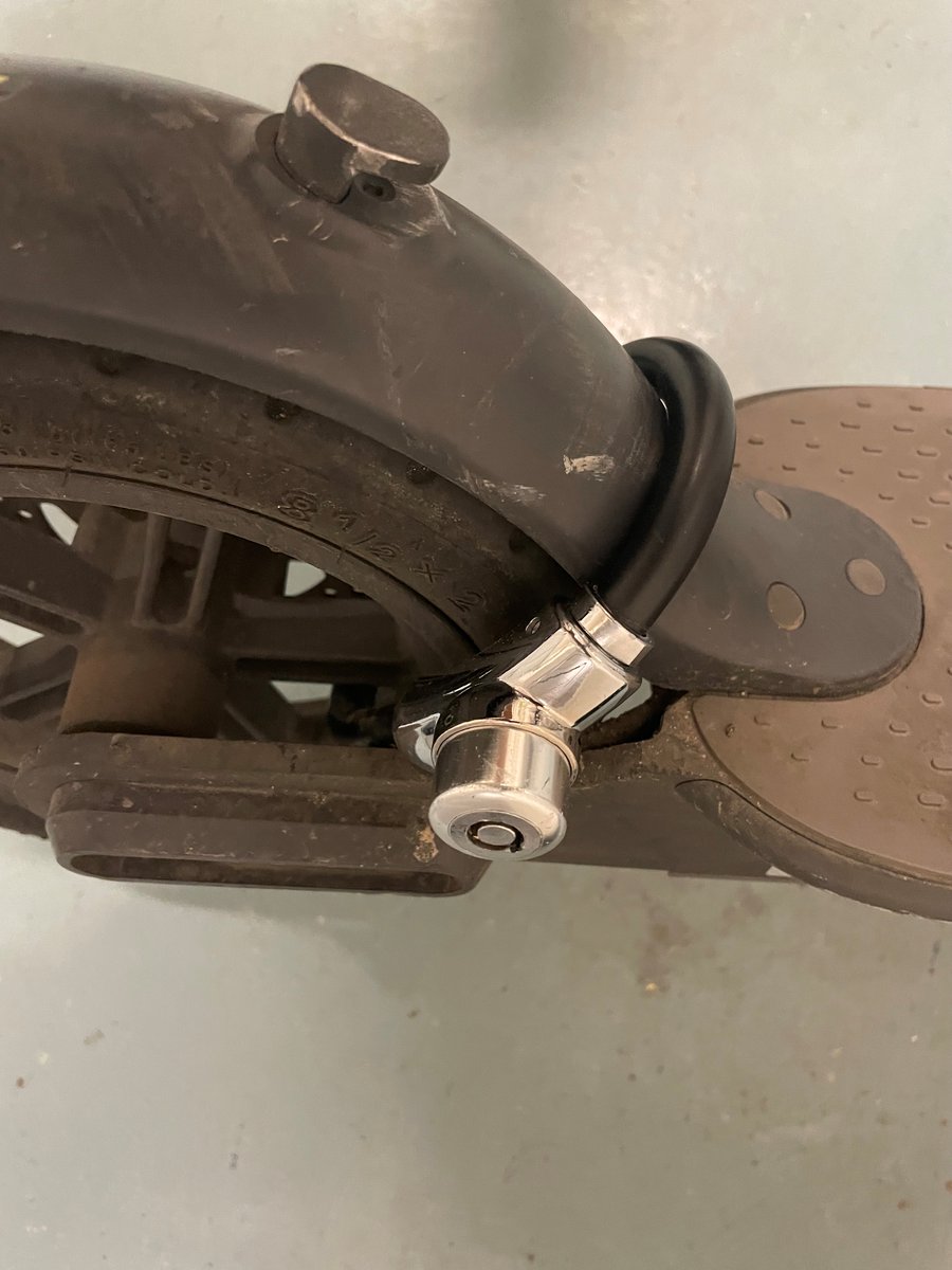 Radschloss an E-Scooter