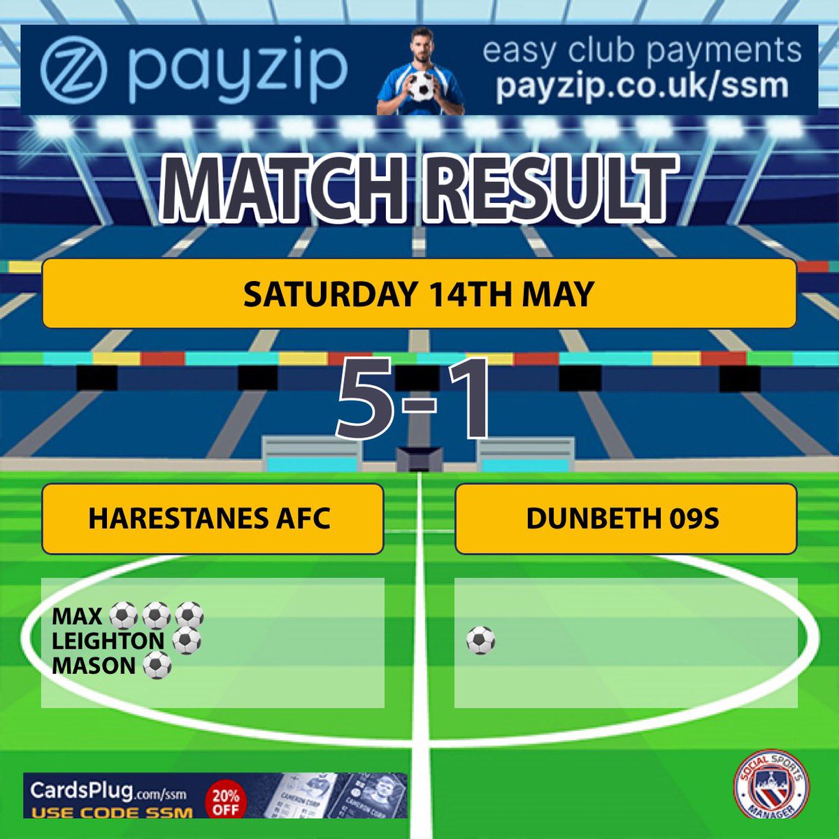 Harestanes2009's tweet photo. Depleted squad but the boys were hungry and played some lovely passing football today against a Good Dunbeth side , All the best to @AndrewF80455724 in their coming cup final , Go claim that trophy 🏆 https://t.co/RitmCqEDff