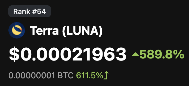 AdamDiaz's tweet photo. #luna pumping again, buy US$100 worth, or avoid like plague? Can they legitimately bounce back after such a shot to their credibility? #crypto https://t.co/UvZtLHP3Sf