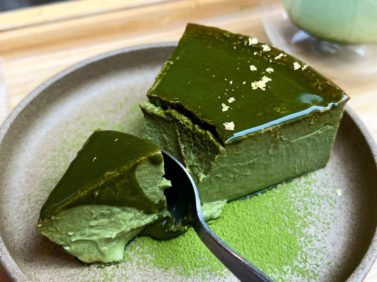 【抹茶好き必見】光沢、濃厚な抹茶プリン！@LIT COFFEE&TEA STAND