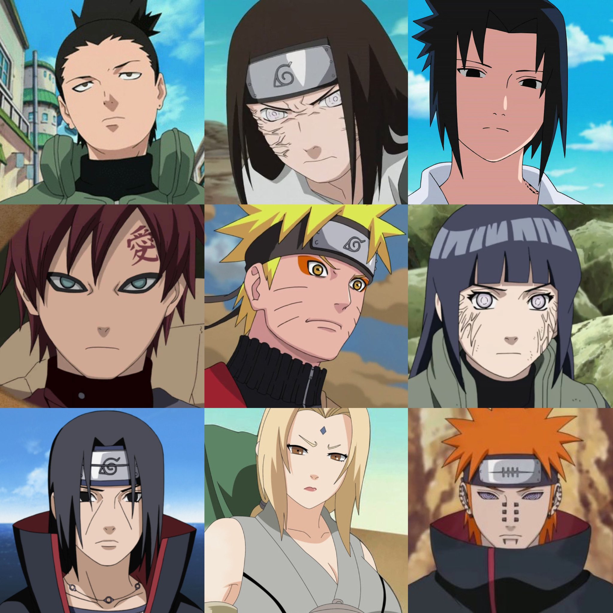 Favorite Naruto Characters