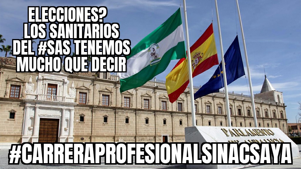 CarreraProfesi1's tweet photo. Estamos a tiempo de llegar a un acuerdo justo de #CarreraProfesionalSinAcsaYa para todos.

El Personal del #Sas no es de segunda categoría.
Pedimos IGUALDAD con el resto de CCAA.

@JuanMa_Moreno @SATSE_Andalucia @smandaluz @ccooandalucia @Ugt_A_Sanidad @CarreraProfesi1 https://t.co/NUrif8NAqe