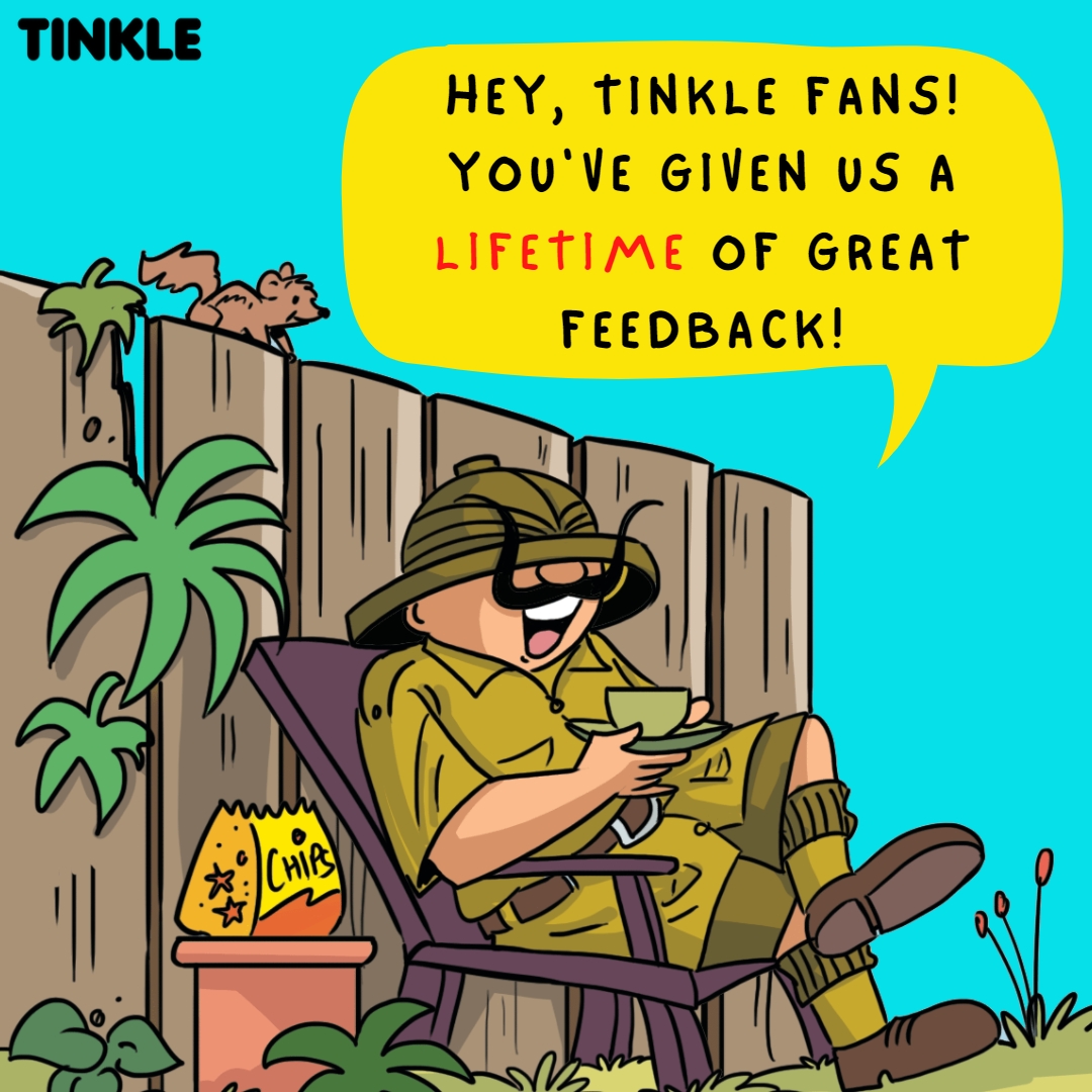 TinkleMagazine's tweet photo. Get the Tinkle Lifetime Subscription: access all your favourite Tinkle stories, anytime, anywhere! Check it out: https://t.co/0IJ3GWBkDL
#tinkle #tinkleapp #tinklelifetimesubscription #subscribe #tinklecomics #inaminamynahmo #suppandi #shambu #tantri #readers https://t.co/58iKzlhUXv