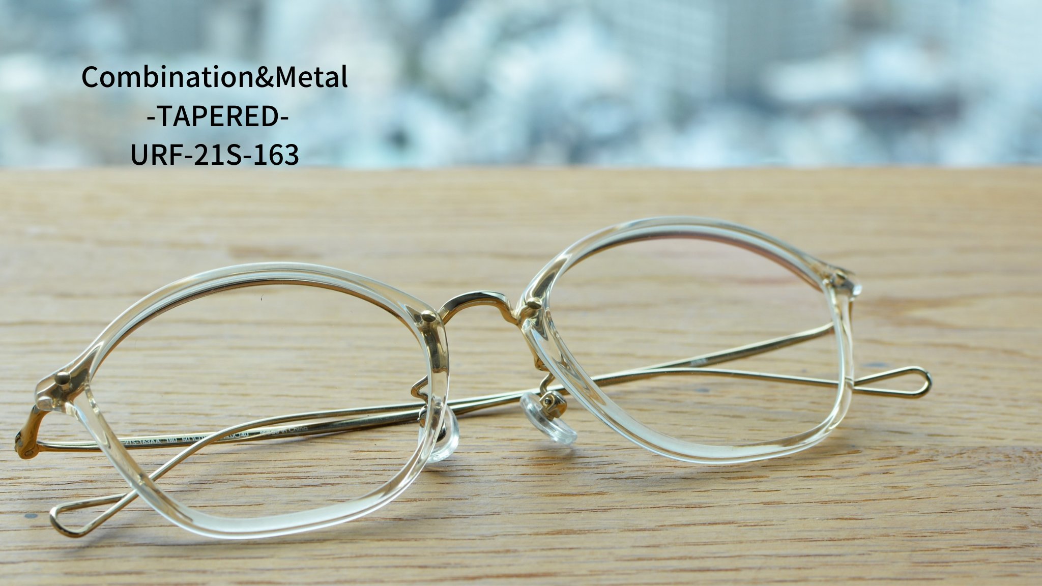 jins クリアフレーム メガネ JINS URF-23S-152 クリアフレーム 四角形