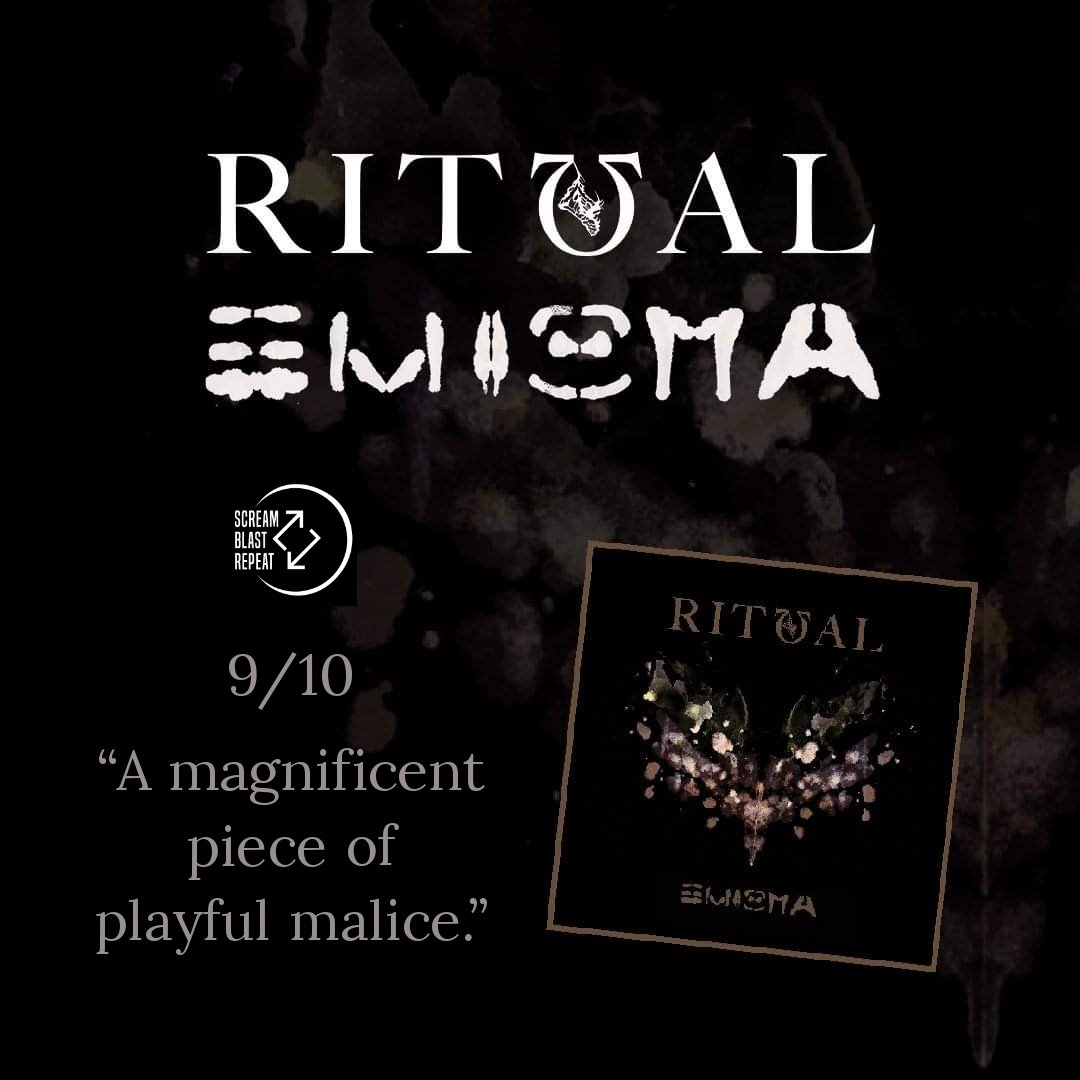 DC_SOUNDATTACK's tweet image. ‼️ 🅽🅴🆆 🆁🅴🆅🅸🅴🆆 ‼️

@ScreamBlastRpt checked out the new @RitualUK EP 'Enigma'. 

“A magnificent piece of playful malice. 9/10”

Full review here 👇
screamblastrepeat.com/ritual-enigma-…

👀 youtu.be/G7g4b3jSoos

💸 thetrueritual.bandcamp.com/album/enigma