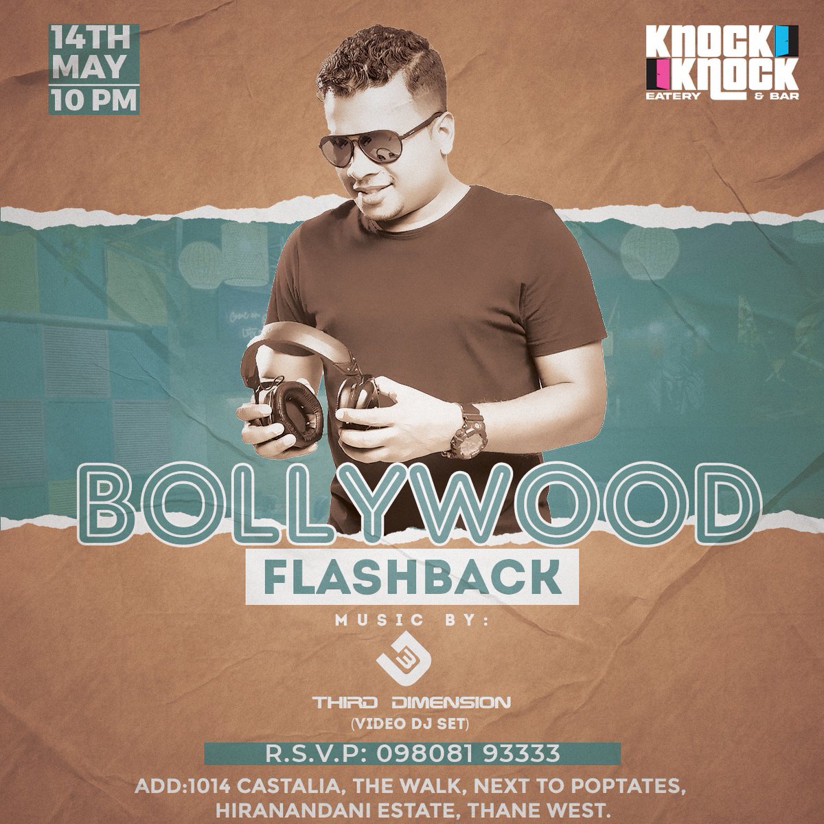 whatis3d's tweet photo. Thane fam! We back at Knock Knock Eatery and Bar tonight for another edition of the bollywood flashback. Make your plans let's party ❤️ https://t.co/hLFSLbxgJ0