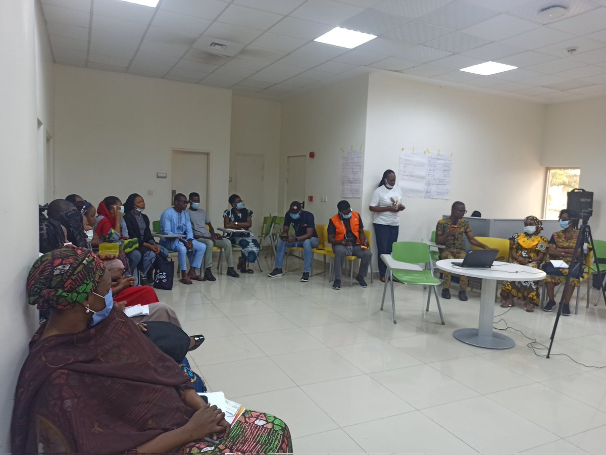 During the morning reflection of the #GBViE course here <a href="/AUNigeria/">AUN</a> in collaboration with <a href="/UNFPANigeria/">UNFPA Nigeria</a>, participants shared their experiences on how they've been managing cases of survivors and how they will apply the new knowledge to their work henceforth.