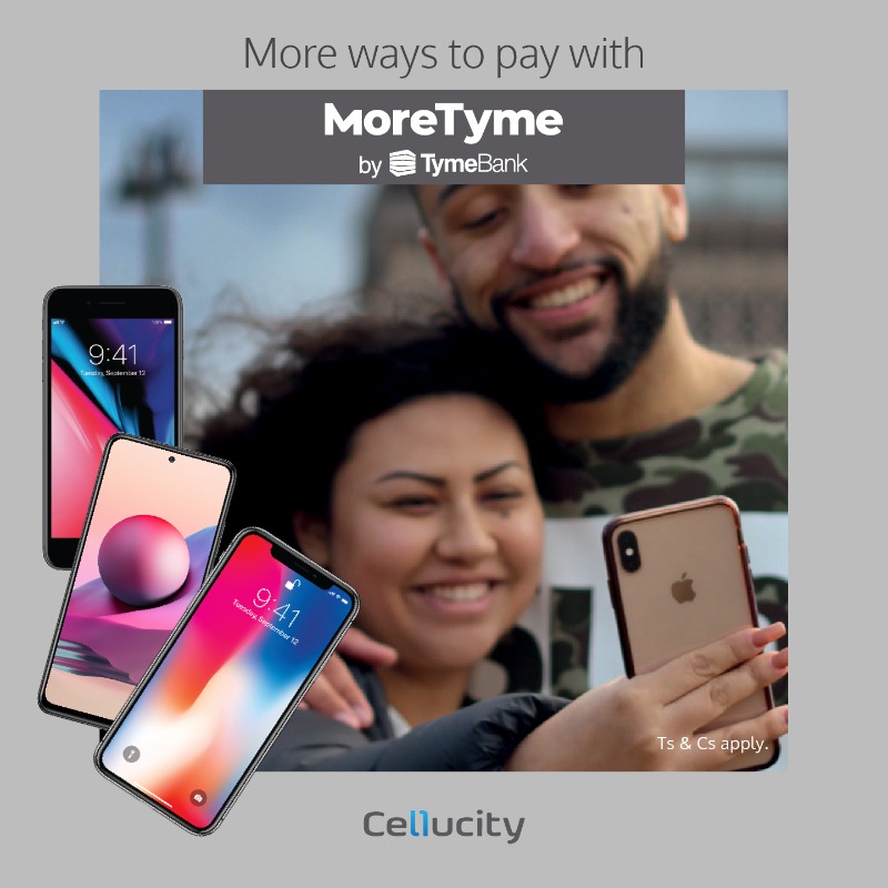 Pay in 3. No interest. No fees.

Xiaomi Redmi Note 10s - R4 499
Pay 1st: R2 249.50 | 2nd &amp; 3rd: R1 124.50 each

iPhone 8 64GB - R4 999
Pay 1st: R2 499.50 | 2nd &amp; 3rd: R1 249.75 each

iPhone X 256GB - R7 999
Pay 1st: R3 999.50 | 2nd &amp; 3rd: R1 999.75 each

<a href="/tymebankza/">TymeBank</a>  #moretyme